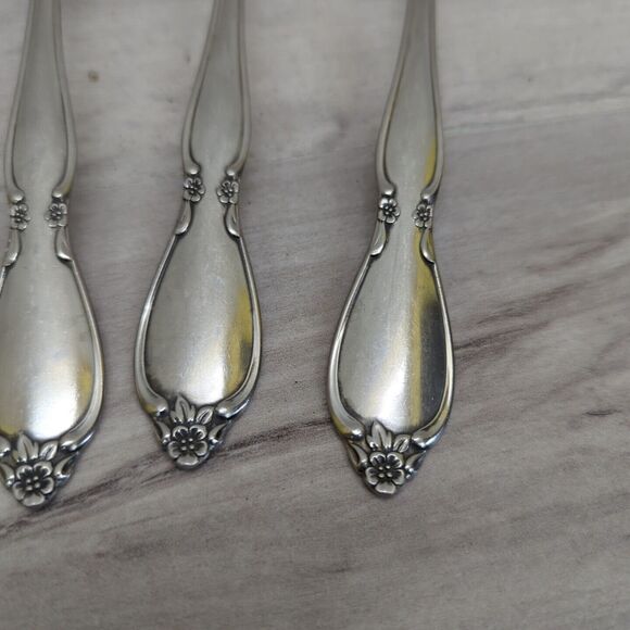 Oneida Community Stainless Flatware Chatelaine Serving Set 6 Pieces - Picture 2 of 6